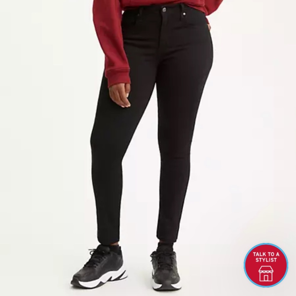 Levi 721 Black High Rise Skinny Jean